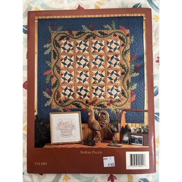 Cabbage Rose Havens & Hallows Quilt Pattern Instruction Book 10 Designs Book - Picture 2 of 2